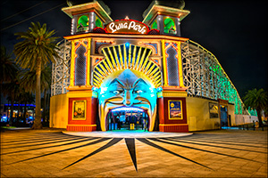 Luna Park At Night