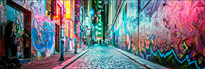 Hosier Lane Panoramic