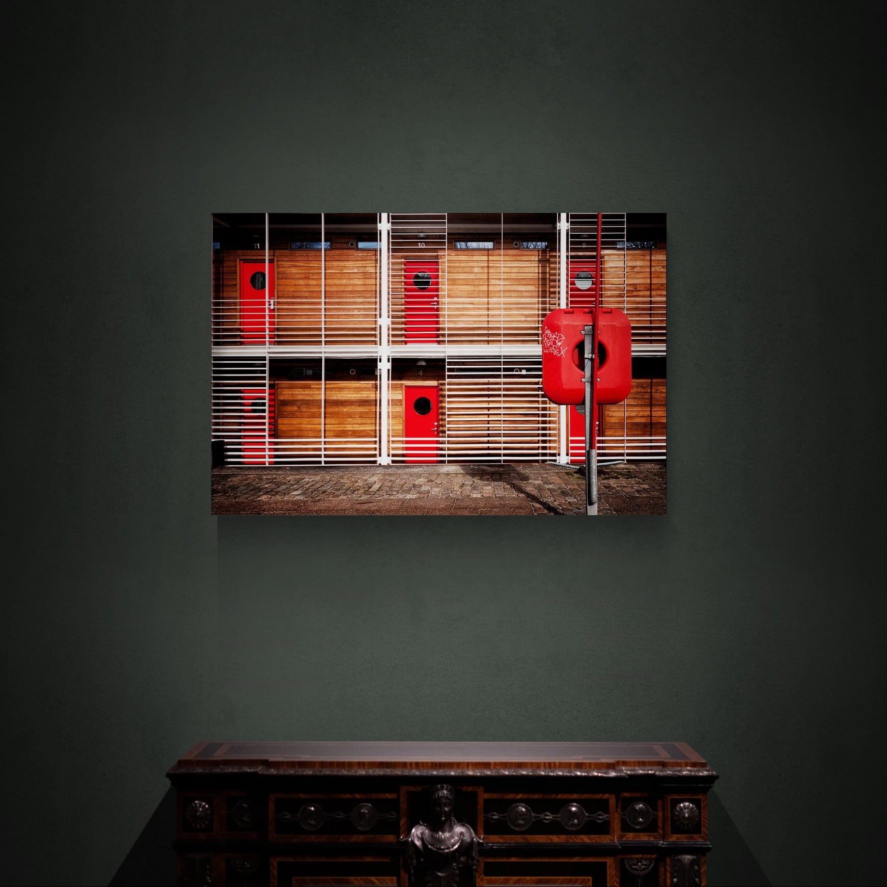 Red Doors of Copenhagen