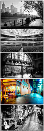 Black & White CBD Collage