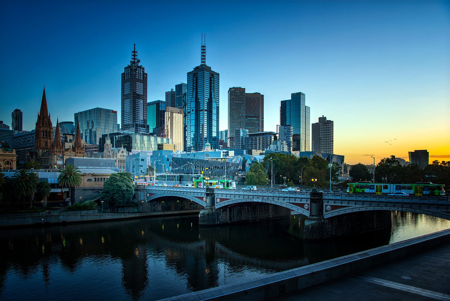 Sunrise on the Yarra