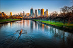 Rowers on the Yarra